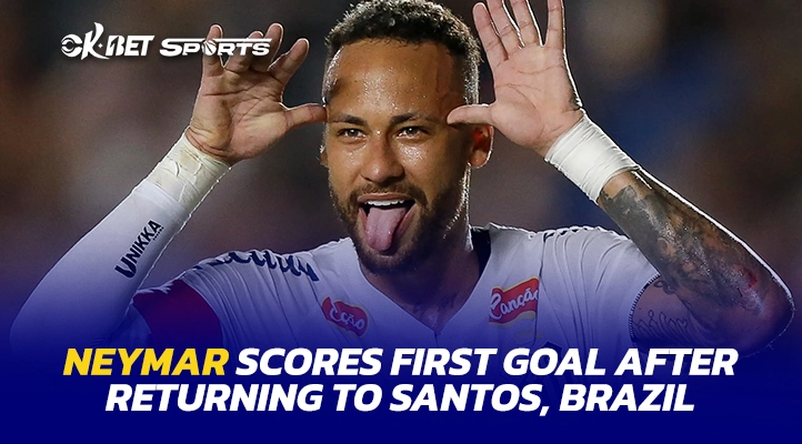 a man neymar celebrating after a goal in football match