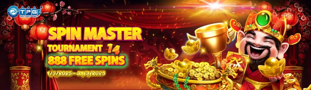 tpg free spin master tournament promo