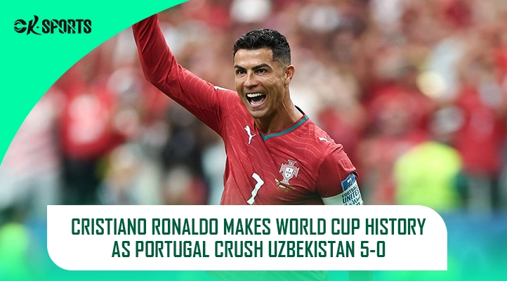 Cristiano Ronaldo Makes World Cup History as Portugal Crush Uzbekistan 5-0